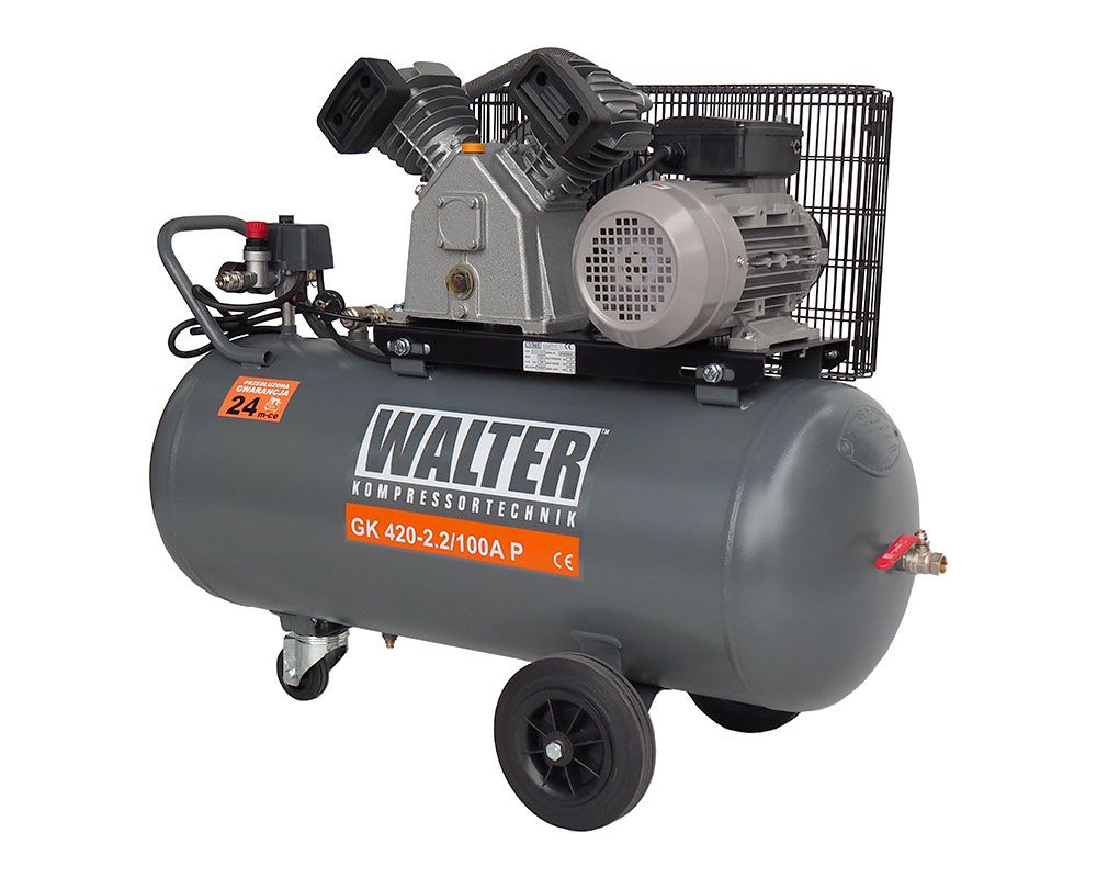 Kompresor tłokowy WALTER GK 420-2,2/100A P