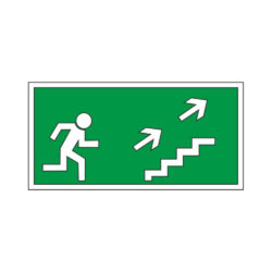 Kierunek do wyjścia schodami w górę w prawo ZE-08