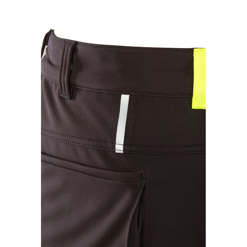 Spodnie softshell RIVAL czarno-żółte